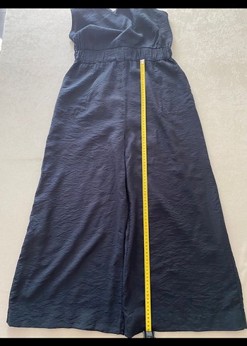 Siyah V Yaka Kemerli Midi Tulum - Görsel 4