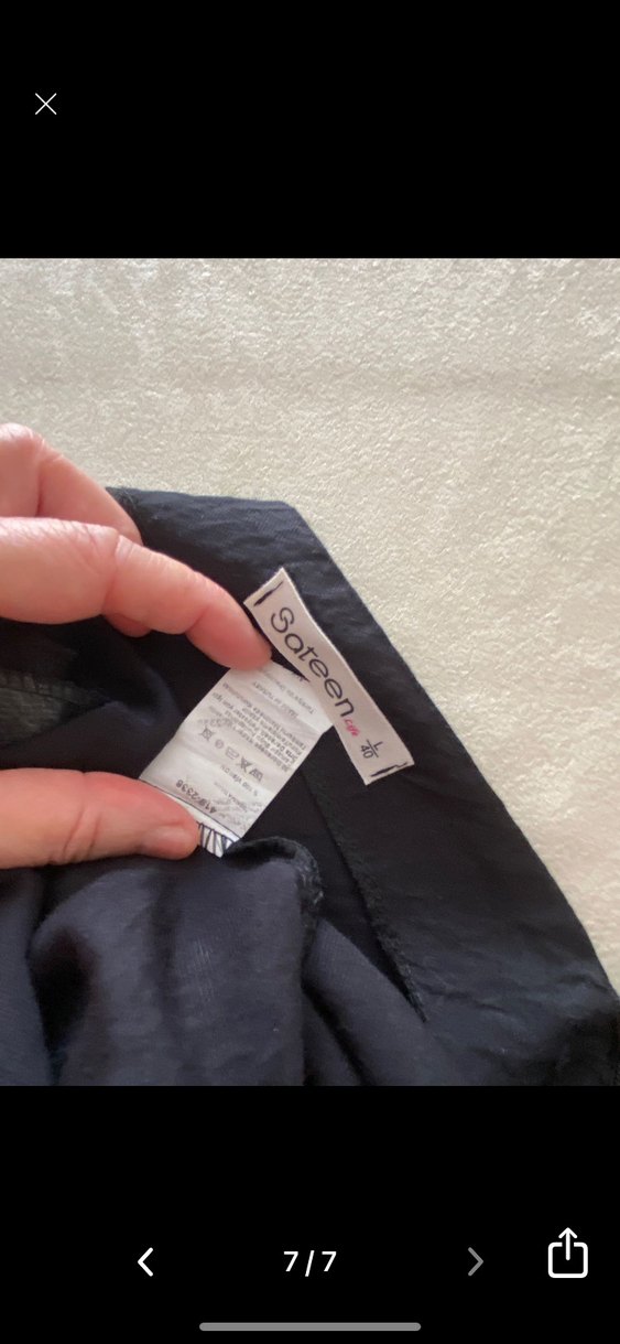 Siyah V Yaka Kemerli Midi Tulum - Görsel 5