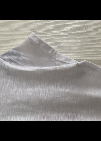 Hummel Baskılı Beyaz Keten Tişört S beden - Görsel 5