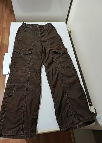 Diğer Koyu Kahverengi Kargo Pantolon