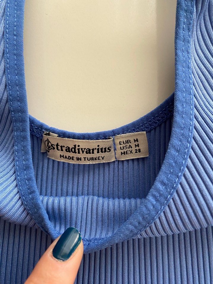 Mavi Kadın Crop Top, Kolsuz, Basic - Görsel 5