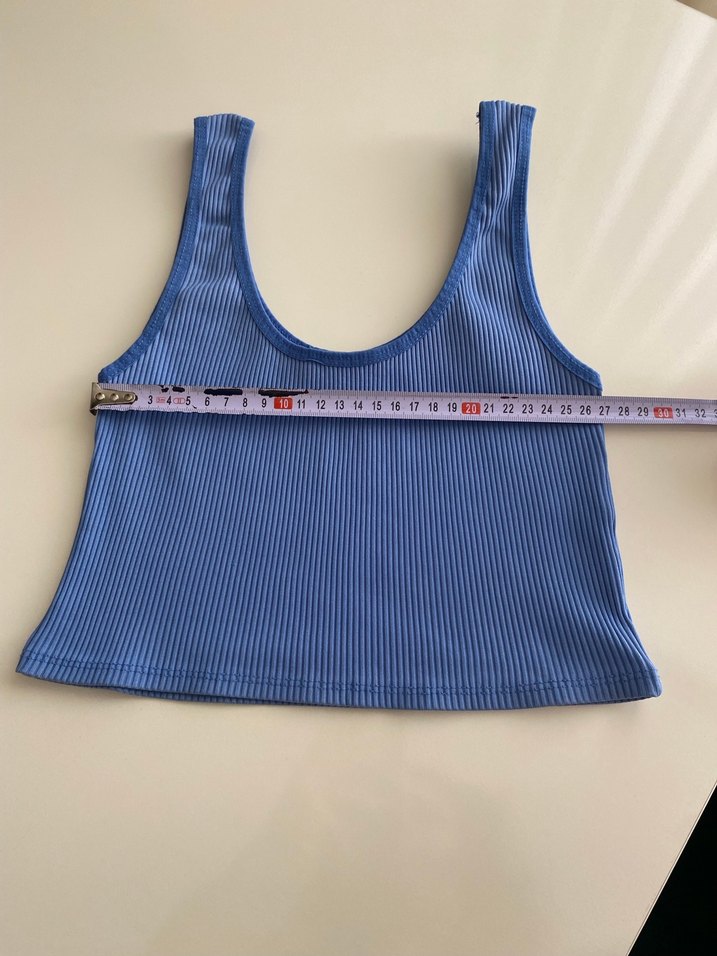 Mavi Kadın Crop Top, Kolsuz, Basic - Görsel 4