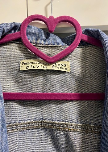 Kadın Mavi Denim Kemerli Ceket - Görsel 5