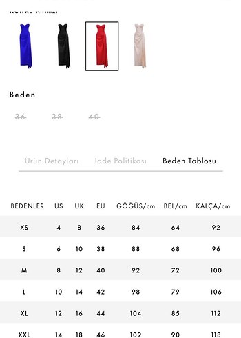 Diğer Keikei Kırmızı Drapeli Straplez Uzun Abiye Elbise