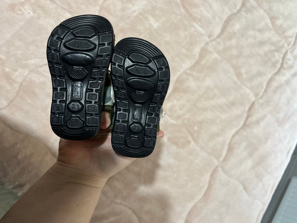 Erkek Çocuk Kamuflaj Desenli Cırtcırtlı sandalet - Görsel 2