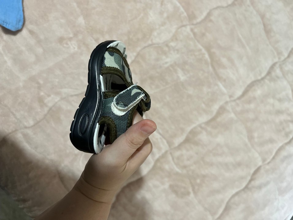 Erkek Çocuk Kamuflaj Desenli Cırtcırtlı sandalet - Görsel 3