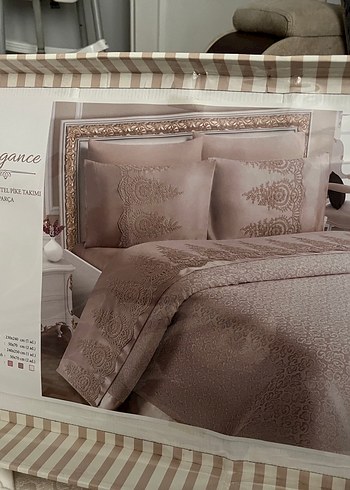 Krem yatak örtüsü - Görsel 3