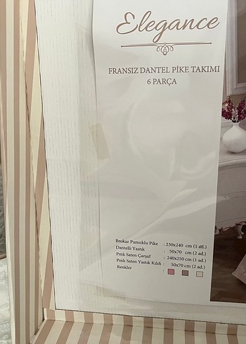 Krem yatak örtüsü - Görsel 4