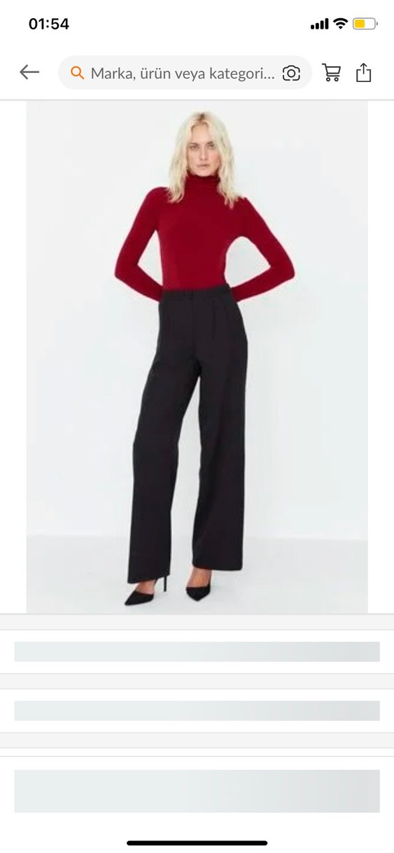 Kadın Salaş Kumaş Pantolon - Görsel 2