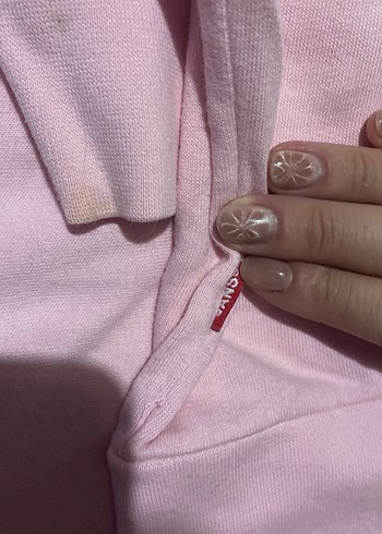 Pembe Uzun Kollu Sweatshirt - Görsel 4