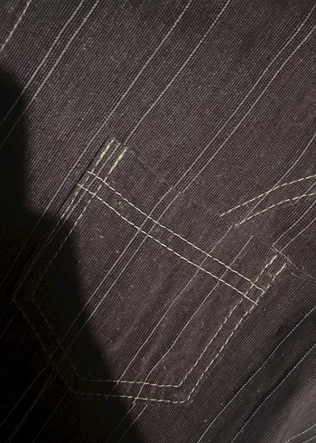 Vintage Kısa Kollu Keten Kadın Gömlek - Görsel 3