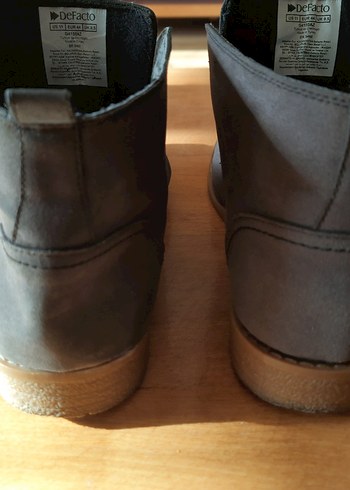 DE FACTO Gri Süet Erkek Bot (44) - Görsel 3