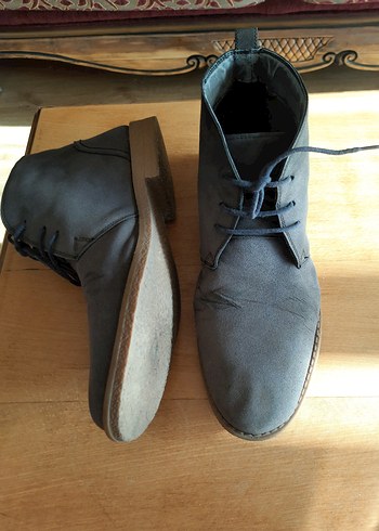 DE FACTO Gri Süet Erkek Bot (44) - Görsel 2