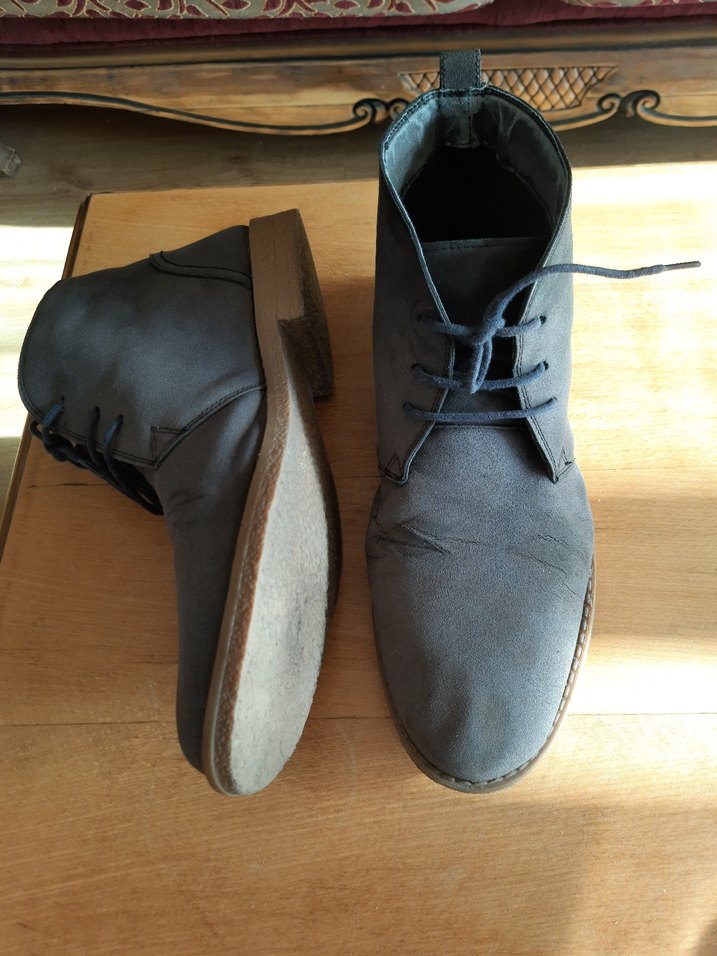 DE FACTO Gri Süet Erkek Bot (44) - Görsel 2