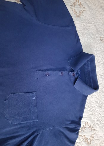 HATEMOGLU Lacivert Erkek Kısa Kollu Polo T-Shirt (L)/İyi durumda - Görsel 2
