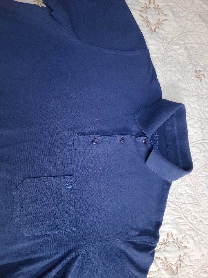 HATEMOGLU Lacivert Erkek Kısa Kollu Polo T-Shirt (L)/İyi durumda - Görsel 2