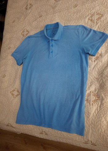 De Facto Erkek Mavi K.K Polo Tişört (L)/iyi durumda - Görsel 3