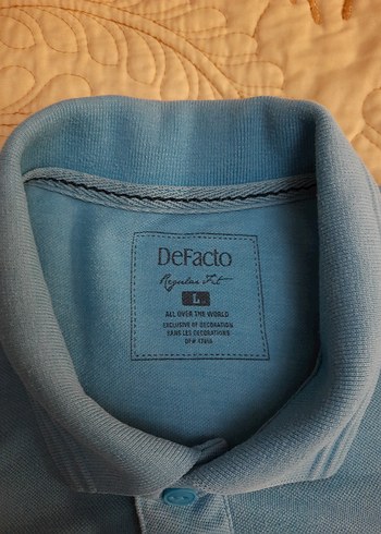 De Facto Erkek Mavi K.K Polo Tişört (L)/iyi durumda - Görsel 4