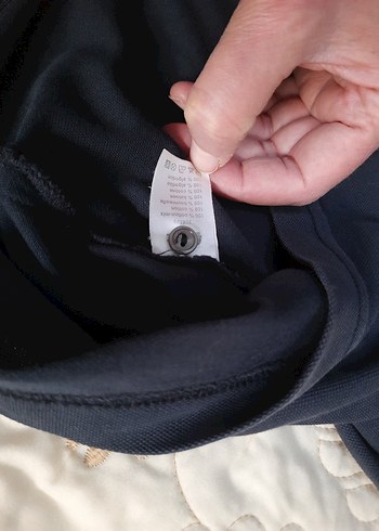 LACOSTE Erkek Siyah Kısa Kollu Polo Tişört (NO:5) - Görsel 5