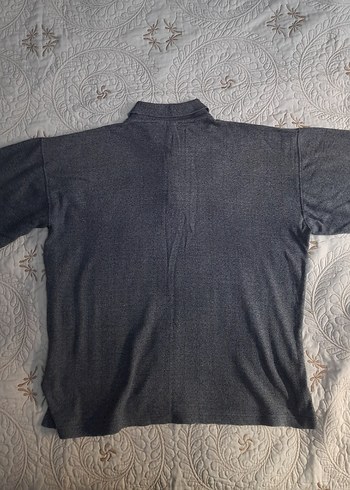 NO NAME Gri Kısa Kollu Erkek Polo Tişört(2XL/3XL) - Görsel 6