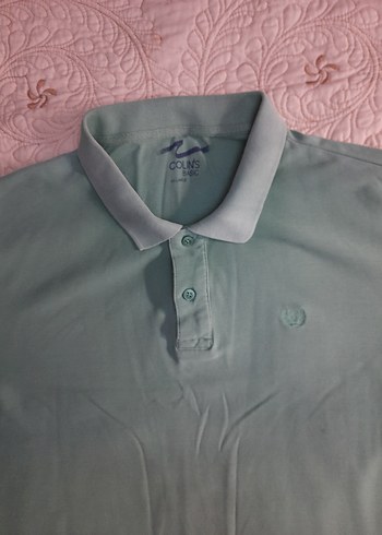 COLIN'S Yeşil Düğmeli Kısa Kollu Polo T-Shirt (XXL) - Görsel 2