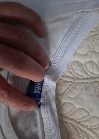 DeFacto NBA Beyaz Baskılı Keten Erkek Tişört (3XL) - Görsel 3