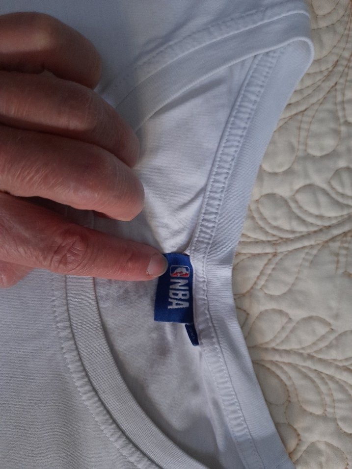 DeFacto NBA Beyaz Baskılı Keten Erkek Tişört (3XL) - Görsel 4