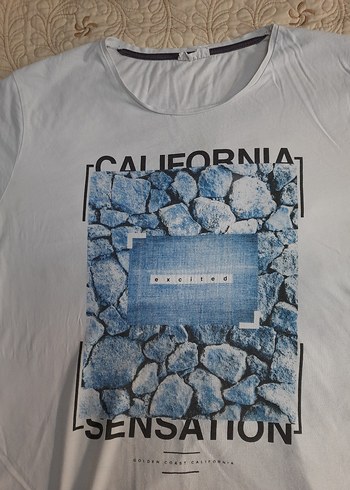 LCW CASUAL Beyaz Baskılı Erkek Tişört (2XL) - Görsel 4