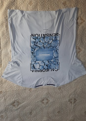 LCW CASUAL Beyaz Baskılı Erkek Tişört (2XL) - Görsel 3