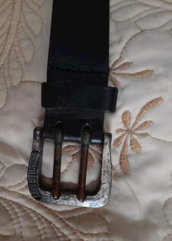 Levis Levi S Siyah Vintage Gercek Deri Erkek Kemeri
