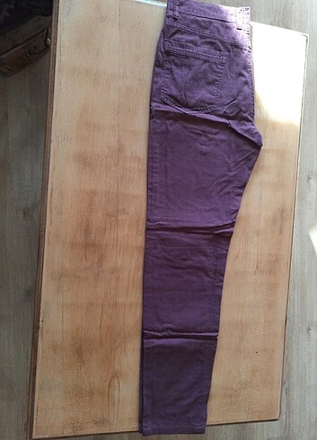 33 Beden bordo Renk KOTON ERKEK PANTOLON (33x34)