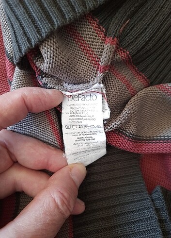 xxl Beden kırmızı Renk DE FACTO ERKEK KAZAK (2XL)