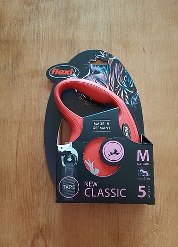 FLEXI NEW CLASSIC (M) 5M ŞERİT KÖPEK GEZDİRME TASMASI