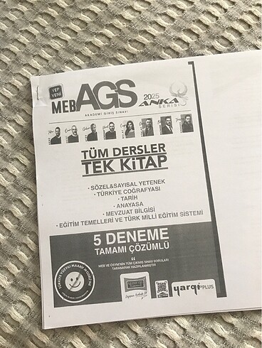 Meb ags tüm dersler deneme