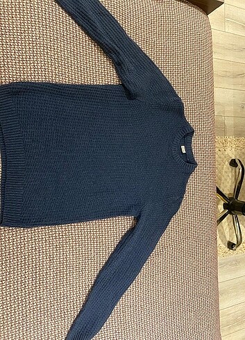 Lacivert de facto erkek kazak - Görsel 2