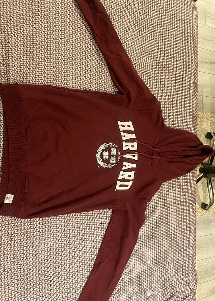 Koton erkek bordo sweat - Görsel 2