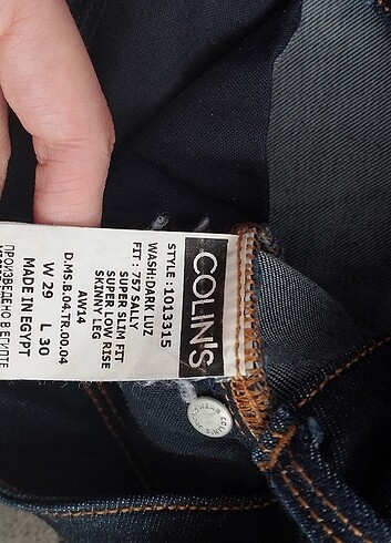 Colins skinny jean düşük bel - Görsel 3