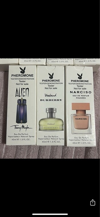  Beden Pheromone Parfüm üst sıra 4lü