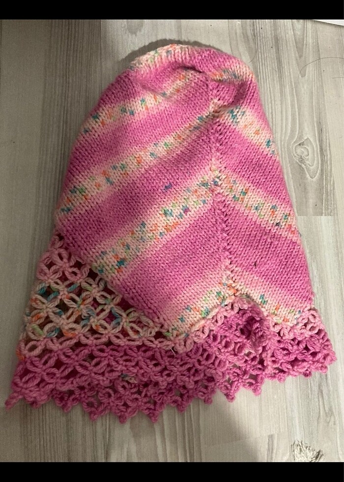 Bebek örgü şal - Görsel 2