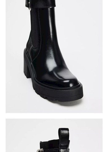 Zara Siyah Tokalı Kadın Bot - Görsel 5