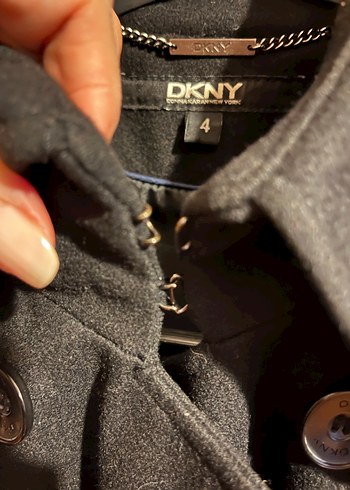 DKNY yün kaban - Görsel 7