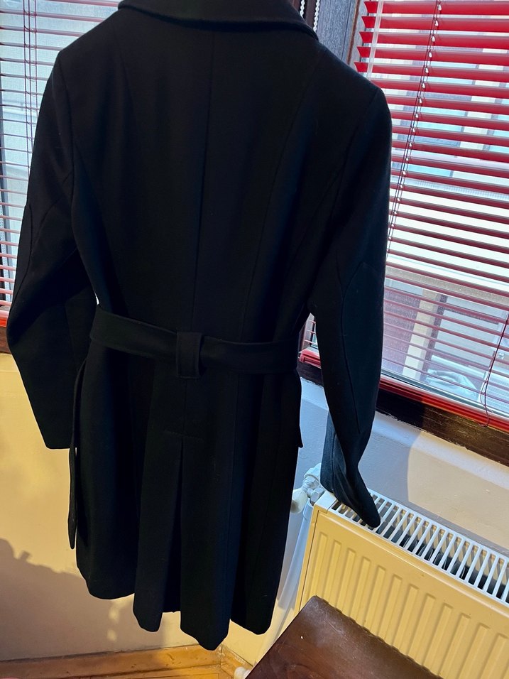 DKNY yün kaban - Görsel 4