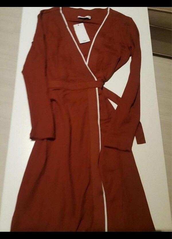 Kiremit mango elbise - Görsel 5