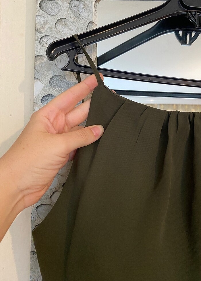 Şifon mini elbise - Görsel 3