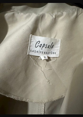 Kadriye Baştürk Trençkot L beden - Görsel 2