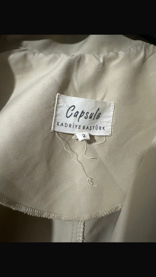 Kadriye Baştürk Trençkot L beden - Görsel 2