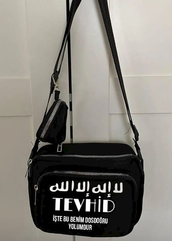Siyah Baskılı çanta