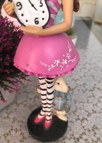 Beden Renk Diger Pembe Bebek Figürü Saatli