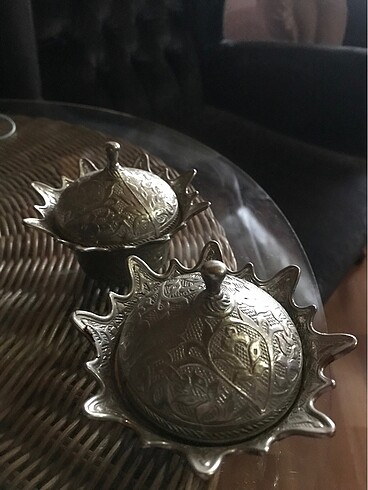 Osmanlı motifli gümüş kaplama tk