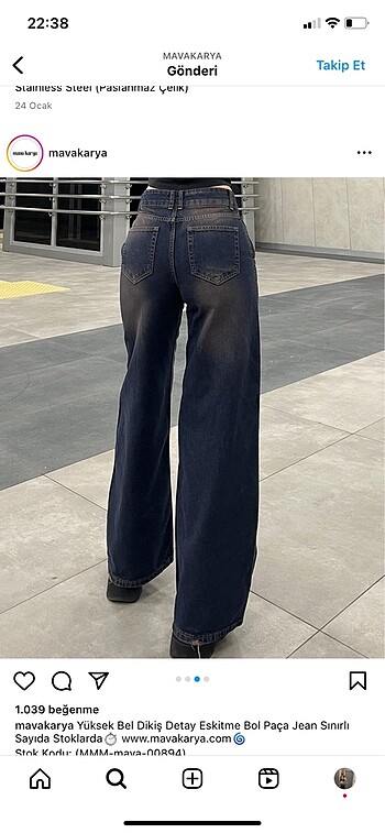 36 Beden BAGGY JEAN